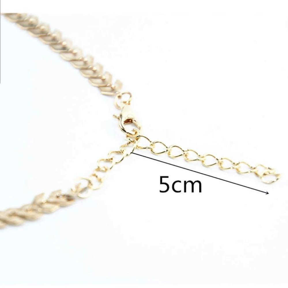 Arrow Minimalistic Simple Layering Choker Necklace - Picture 4 of 7